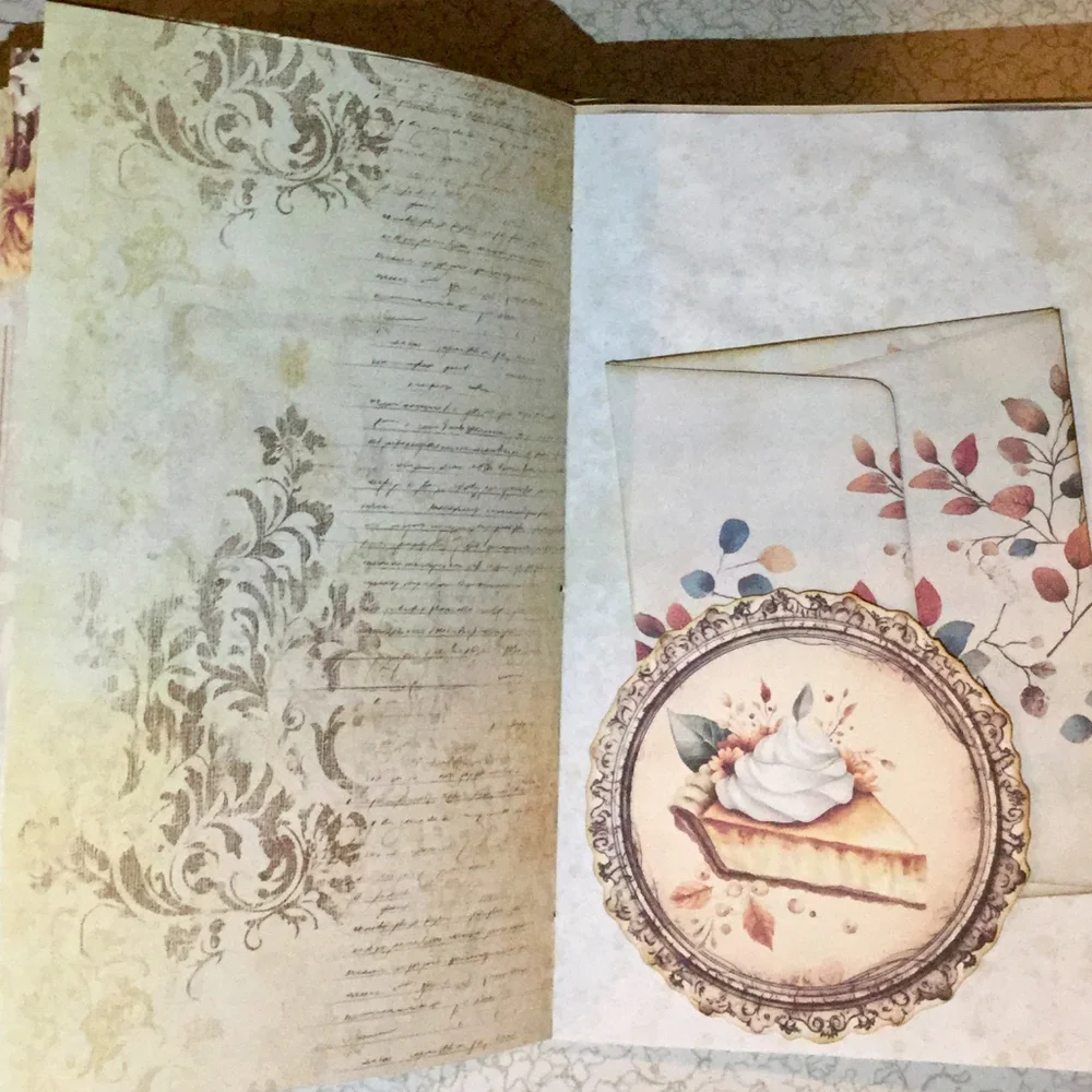 🥮 Charming Grateful Pumpkin 🕋 Spice Vintage Journal ☕